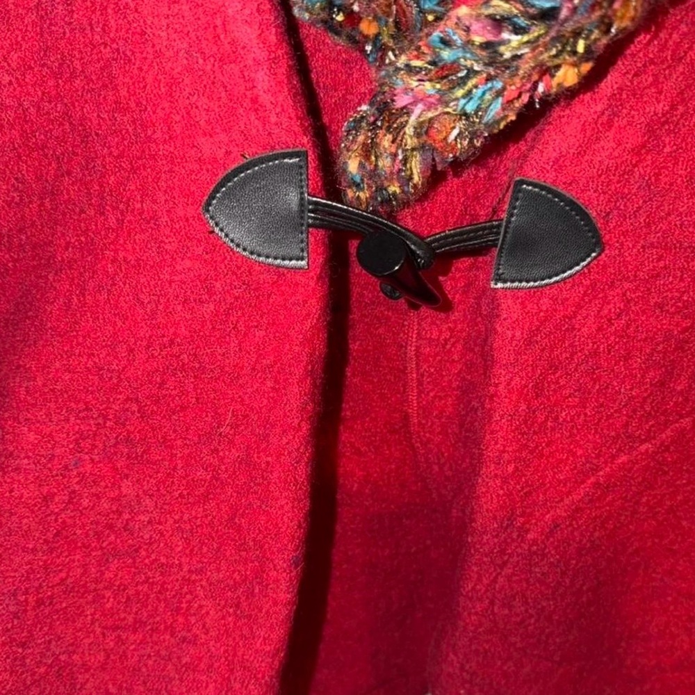 Ruby Rd. Red Cardigan with Toggle Detail - image 3